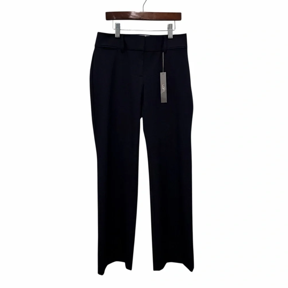 Ann Taylor LOFT Navy Blue Marissa Trousers - NWT - Size 0